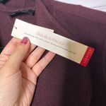 Talbots Double Faced Wing Collar Wool Blend Jacket Burgundy Maroon Size S NWT Photo 2