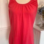 Merona Coral pink ruffled tank top Photo 0