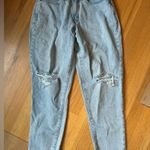 Old Navy Light Blue Distressed Boyfriend Jeans Photo 0