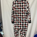 MERRY MOMENTS ONE PIECE CHRISTMAS PAJAMAS POCKETS UNISEX SIZE LARGE POCKETS Black Photo 7