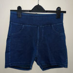 Halara  Flex High Waisted Crossover Pocket Denim Casual Plus Size Shorts 3" M Photo 0
