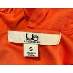 YA Los Angeles  T-Shirt Dress Smock Sleeve Orange Size S Small Cotton Blend Photo 3