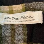 Free People  We the Free Pacific Dawn Plaid Snap Front Shirt Medium Photo 3