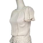 Rue 21 Off The Shoulder Lace Contrast Top Cream Photo 2