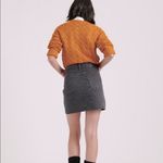 Lucky Brand Old Favorite Cheetah Print Denim Mini Skirt Size 2/26 Photo 2