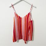 Cami NYC NEW NWT  The Arlo Cami Red Tropical Stripe Tank Top Blouse Revolve Sz XS Photo 6