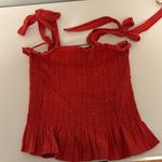 Billabong Red tight tie crop top Photo 0