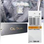 NWT City Studio Party Dress Black Size 4 Photo 4