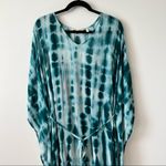 Soft Surroundings  blue tiedye Kaftan dress midi Photo 4