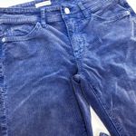 Anthropologie Anthro Pilcro & The Letterpress Slim Boyfriend Crop Blue Corduroy Pants 25 Photo 2