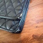 Steve Madden Black Quilted Crossbody Purse Chain Strap Wallet Style Photo 4