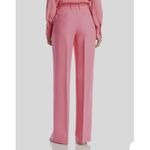 Lafayette 148  Women's Pink Sullivan Pleated Wide-Leg Wool Silk Pants Size 10 NEW Photo 1