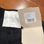 NWT MOTHER Women's The Spinner Zip Sneak Wide Leg Jeans In Magic Black Size 28 Photo 5