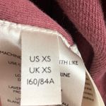 We The Free Womens Sz XS You Asked For It Moto Jacket Knit Hooded Cropped Red Photo 8