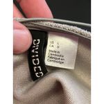 Divided H&M  Womens Large Sparkle Silver Backless Spaghetti Cross Back Mini Dress Photo 3