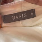 Oasis  | Cream Floral Strappy Midi Dress Sz 12 Photo 7