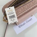 Michael Kors Powder Blush Multi Medium Pocket Camera Crossbody Bag Photo 6