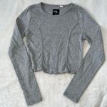 PacSun grey cropped long sleeve Photo 0
