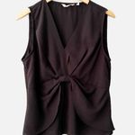 Soft Surroundings Black Sleeveless Blouse Enka Tank Top Shirt Size Large Photo 0