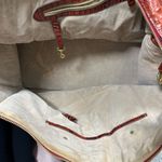 Brahmin Vintage Red Extra Large Weekender Duffle Bag Crossbody Photo 4