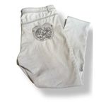 Apple Bottoms Vintage Y2K  Gray Embroidered Rhinestone Pocket Straight Leg Jeans Photo 3