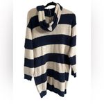 Say What? Say What Striped Hooded Sweater dress Photo 1