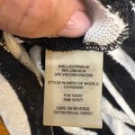 Alice + Olivia Alice Olivia Black & White Wavy Striped Thin Knit Linen Wrap Sweater Cardigan S Photo 10