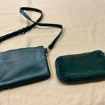 Sole Society  purse with snapable pouch is adorable! Green-excellent condition Photo 0