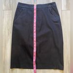 New York & Co Dark Charcoal Gray Metallic Sheen Pencil Skirt, size 2 Photo 10