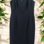 Ivanka Trump  Navy Blue Chic Careerwear Going Out Dress Women’s Size 8 Photo 0