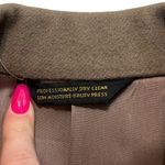 Vintage David Brooks Ltd Tan Taupe 100% Wool Blazer size 6 Light Academia 80s Photo 6