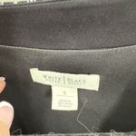 White House | Black Market Women’s 8 Black White Vneck Dress Stretchy Photo 1