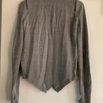 Material Girl Gray zipper detail cardigan Photo 4