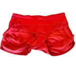 Lululemon  Shake It Up High Rise Running  Autumn Rust Shorts SZ 4 # 2471 Photo 5