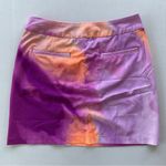 Nike Golf Dri-Fit Printed Woven Golf Skort Skirt Orange Purple Women’s Size 4 Photo 4