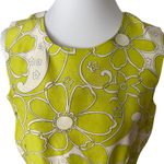 Vintage Womens Green Cocktail Dress 12 Semi Formal Retro Silk 60s Classic Y2K Photo 12