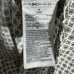 Gap  Body Sz S Pajama Top Sleepwear Loungewear Black Pink Geometric Button Up Photo 6