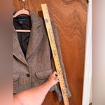 Boston Proper  Brown Tweed Look Jacket Size 6 Photo 6