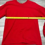 ZARA  Red Long Ruffle Sleeve T-Shirt Sz small Photo 4
