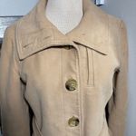 Gap classic woman’s tan/camel peacoat, size small Photo 11