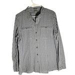 Eddie Bauer  Classic Fit Gingham Button-Up Shirt Women's XL Photo 0