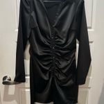 ZARA  Long Sleeve Satin Dress Photo 0