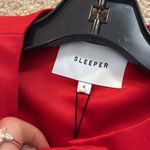 NWT Sleeper Mystery Puff Dress in Red Photo 8