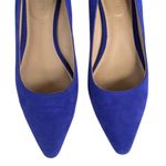 Boden Leather Low Heels Royal Blue Size 7 Photo 2