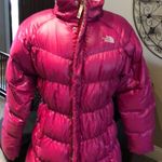 The North Face MAGENTA PINK DOWN PUFFER JACKET Photo 0