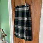 O’Neil of Dublin Dress Gordon Dress Tartan Kilt 100% Wool Back Pleated Skirt 💚🎀 Blue Size 12 Photo 4