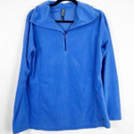 Mountain Hardwear 1/4 Zip Fleece Pullover Blue Sz L Photo 0
