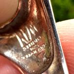 Robert Lee Morris Studio Sterling Silver Modernist White Resin Ring Photo 5