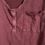 Aerie  Off The Shoulder Henley Tee Photo 5