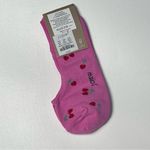 J.Crew Womens Heart and Cherries No Show Ankle Socks Pink Photo 9